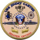 5" NAVY USS SSN-23 JIMMY CARTER EMBROIDERED PATCH