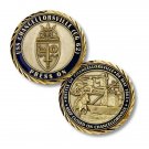 NAVY USS CHANCELLORSVILLE CG-62  PRESS ON 1.75" CHALLENGE COIN
