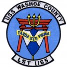5" NAVY USS WASHOE COUNTY LST-1165 EMBROIDERED PATCH
