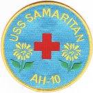4.5" NAVY USS SAMARITAN AH-10 EMBROIDERED PATCH