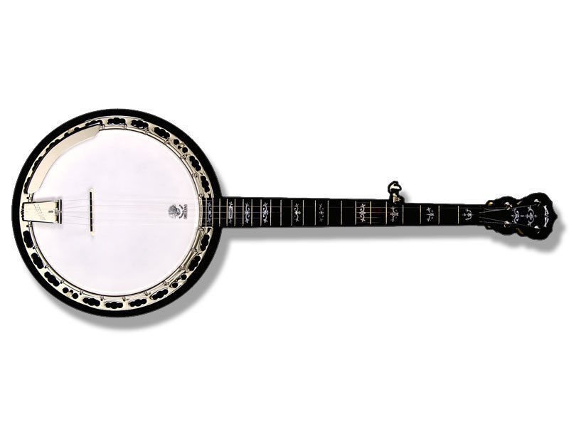 5" banjo musical instrument decal bumper sticker made in the usa