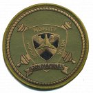 4" MARINE CORPS 12TH FIDELITY HONOR VALOR SUBDUED HOOK & LOOP EMBROIDERED PATCH