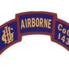 4" 143rd inf lrs abn houston infantry army bumper sticker decal usa made