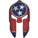 MOLON LABE TENNESSEE SHAPE FLAG SPARTAN HELMET 5" STICKER DECAL MADE IN USA