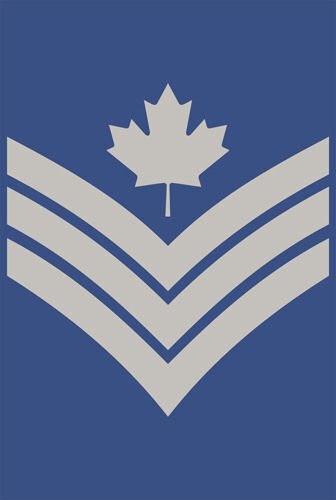 5" CANADA AIR FORCE SERGEANT HELMET BUMPER DECAL STICKER MADE IN USA