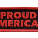 4" PROUD AMERICAN BIKER MOTORCYCLE EMBROIDERED PATCH