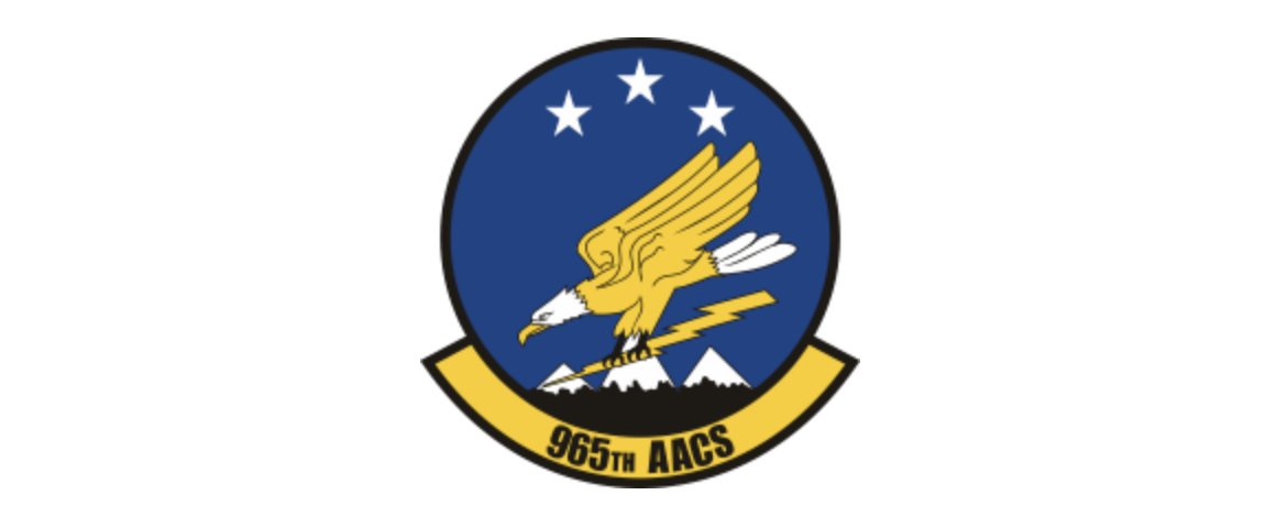 4" air force 965th airborne air control squadron bumper sticker decal usa made