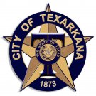 TEXARKANA TEXAS CITY SEAL 4" HELMET STICKER DECAL MADE IN USA