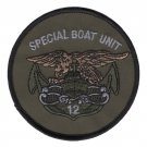 3.5" NAVY SBU-12 SPECIAL BOAT UNIT EMBROIDERED PATCH