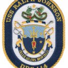 5" NAVY USS RALPH JOHNSON DDG-114 EMBROIDERED PATCH