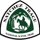 4" NATCHEZ TRACE NATIONAL SCENIC TRAIL HELMET CAR BUMPER STICKER DECAL USA MADE