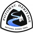 4" POTOMAC HERITAGE NATIONAL SCENIC TRAIL HELMET BUMPER STICKER DECAL USA MADE