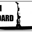 5" i'm board paddle yoga car bumper sticker decal usa made