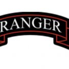 4" us army 2nd ranger battalion red & black scroll bumper sticker decal usa made