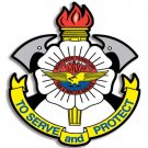 4" NORTHERN  TERRITORY UK FIRE RESCUE HELMET BUMPER DECAL STICKER MADE IN USA