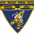 4.5" PACIFIC MISSILE RANGE FACILITY BARKING SANDS TRIANGLE EMBROIDERED PATCH