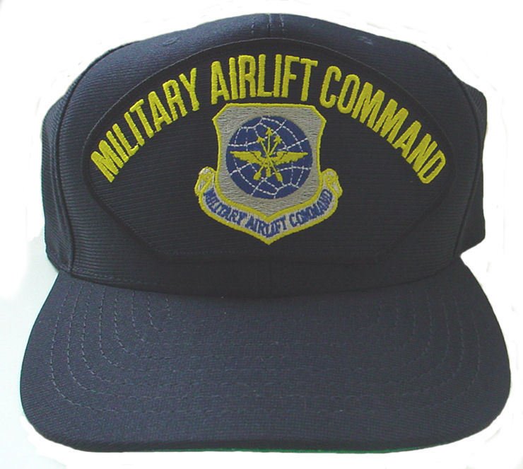 AIR FORCE MILITARY AIRLIFT COMMAND MAC  MILITARY HAT CAP