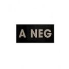A NEG NEGATIVE BLOOD TYPE INFRARED INFRA RED  IR PATCH HOOK AND LOOP