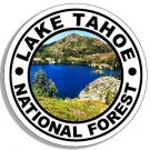 4" lake tahoe national forest seal travel sticker made in the usa