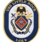 5" NAVY USS LITTLE ROCK LCS-9 EMBROIDERED PATCH