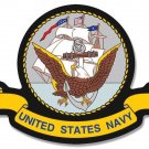 NAVY MILITARY LOGO 4" BUMPER STICKER DECAL MADE IN USA