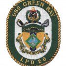 5" NAVY USS LPH-20 GREEN BAY DOCK LANDING EMBROIDERED PATCH