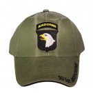 ARMY 101ST AIRBORNE GREEN OD COLOR  MILITARY HAT CAP