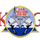 5.25" NAVY USS CVE-108 KULA GULF EMBROIDERED PATCH