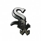 CHICAGO WHITE SOX MLB BASEBALL CHROME AUTO CAR STICKER DECAL EMBLEM MADE IN USA
