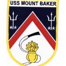 5" NAVY USS AE-34 MOUNT BAKER EMBROIDERED PATCH