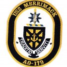 5" USS NAVY AO-179 MERRIMACK FLEET OILER EMBROIDERED PATCH