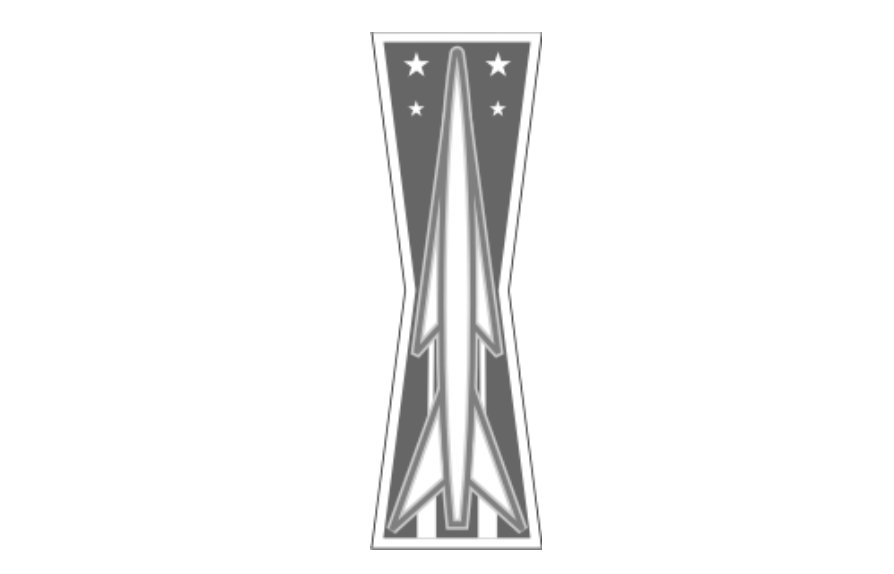 4" us military usaf missile maintenance badge bumper sticker decal usa made