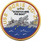 4.5" USS BORIE DD-215 WWII NAVY EMBROIDERED PATCH