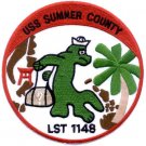 5" NAVY USS SUMNER COUNTY LST-1148 EMBROIDERED PATCH