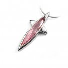 24253 - Sterling silver pendant with Rhinestone inlay