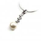 24911-Sterling silver pendant with pearl