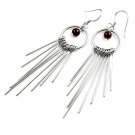 24438-sterling silver platium plated with agate