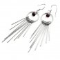 24438-sterling silver platium plated with agate