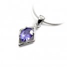 24466-Sterling silver with rhinestoe pendant