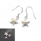 24514-sterling silver with pearl  earring