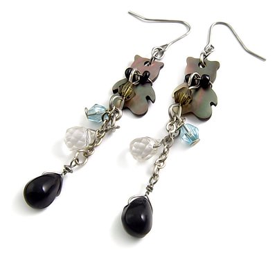 24571-alloy with acrylic earring
