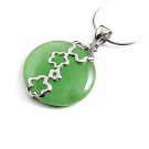 24659-Sterling silver with jade pendant