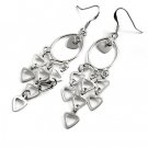 24683-sterling silver platium plated earring