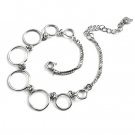 24710- sterling silver platium plated bracelet