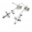 24733-sterling silver with rhinestoe earring