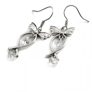 24755-alloy with rhinestoe earring