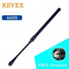 REVEX 660S SMA-Female Dual Band Gooseneck CS Tactical Antenna Two Way Radio