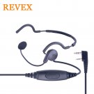 REVEX K Mount Two Way Radio Walkie Talkie Mic Earpiece Headset Security Earphone