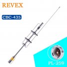 REVEX CBC-435 Dual Band 144/430MHz PL-259 Mount 120W Car Mobile Radio Antenna