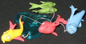 One Fish Two Fish Red Fish Blue Fish ornament